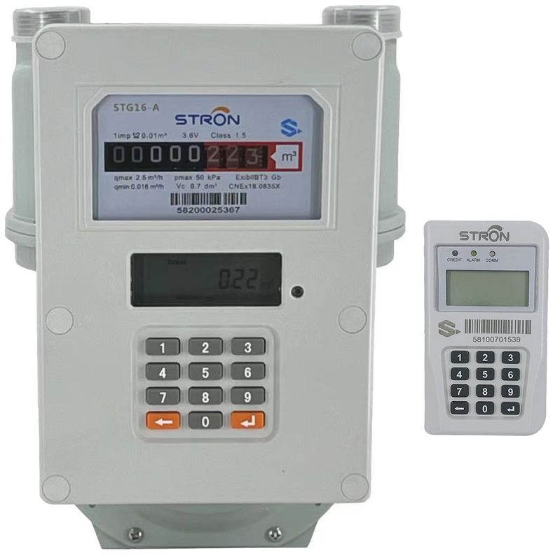 State-of-the-Art LoraWan Smart Gas Meter with Air Gas Sensors and Measurement Range 0-9999 M³