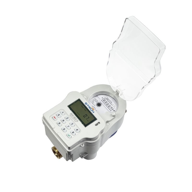 স্ট্রোনপে ভেন্ডিং সিস্টেম এবং ঘন মিটার পরিমাপ ইউনিট সহ DN15/DN20/DN25 ইনলেট প্রিপেইড ওয়াটার মিটার