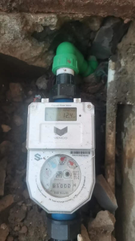 কারখানার সরাসরি R160 STS স্মার্ট CIU রিমোট কন্ট্রোল ইন্টিগ্রেটেড ব্রাস শেল IP68 সুরক্ষা জল মিটার প্রিপেইড