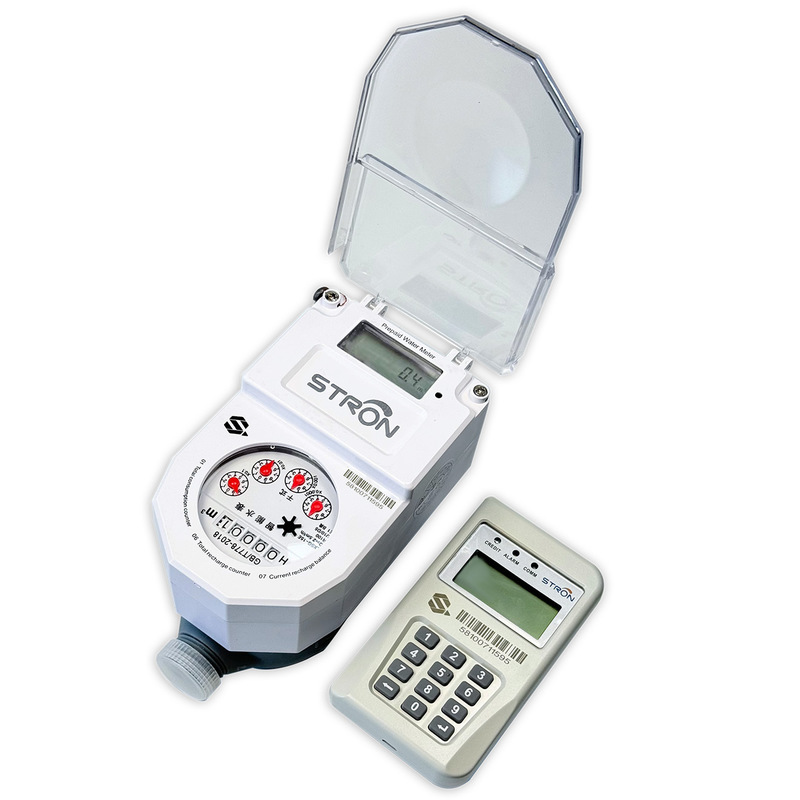 STW36-B প্রিপেইড ওয়াটার মিটার মোড প্রিপেইড 1.2 কেজি ডিজিটাল ডিসপ্লে জল খরচ মনিটরিং পৌরসভা এবং শিল্পখাতের জন্য