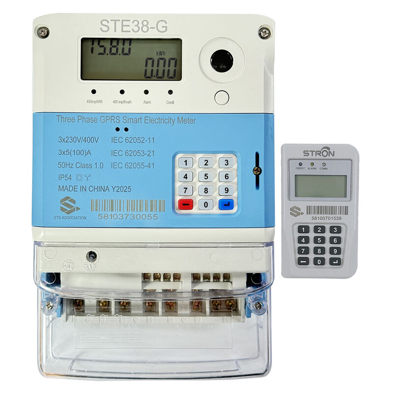 Class 1 Accuracy Smart Prepaid Electricity Meter Single Phase Energy Metering Solution for Power Management