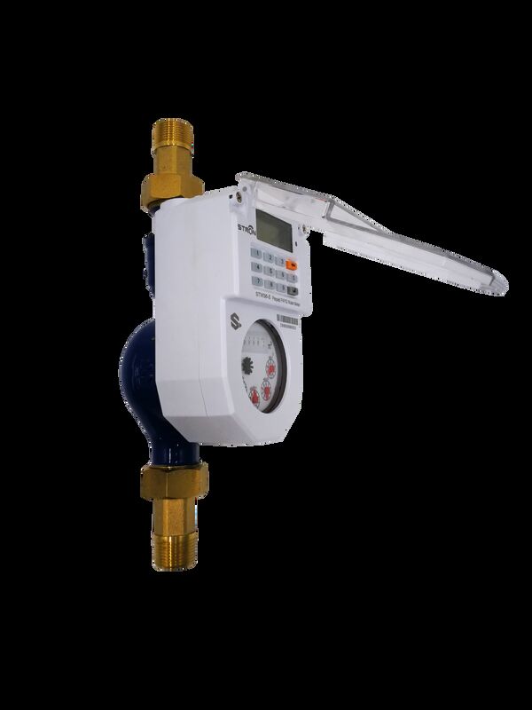 Screw Thread Connectivity Automatic Brass Meter Reading System Measuring The Water Consumption Remote Monitoring System For Water Management