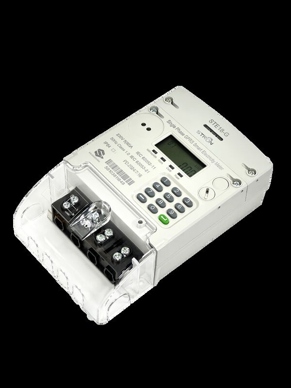 এসটিএস প্রিপেইড কীপ্যাড সিঙ্গল ফেজ উপরের প্লাগ ইন স্মার্ট জিপিআরএস বিদ্যুৎ মিটার ((২ জি / ৪ জি মডিউল)