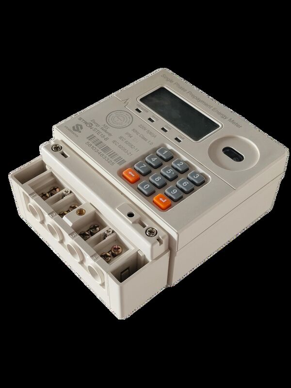 প্রিপেইড টোকেন টাইপ স্মার্ট প্রিপেইড বিদ্যুৎ মিটার আনলিমিটেড ক্যাপাসিটি এবং স্ট্রোনপে ভেন্ডিং সফটওয়্যার সহ শক্তি সমর্থনকারী