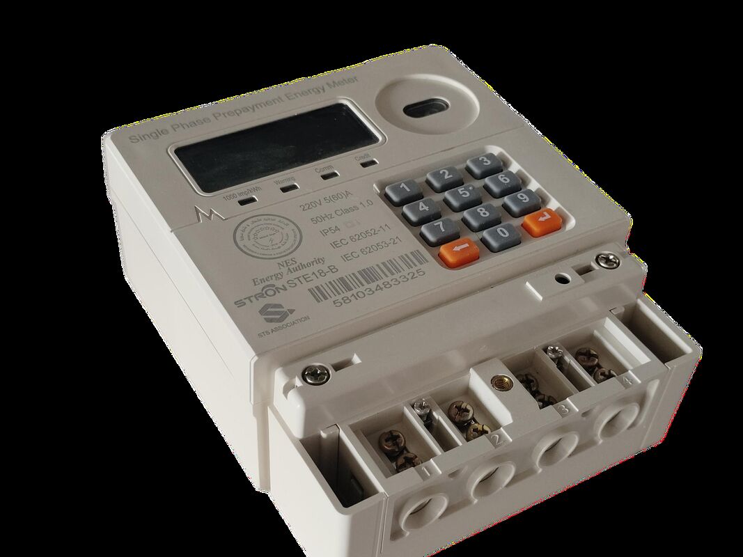 প্রিপেইড টোকেন টাইপ স্মার্ট প্রিপেইড বিদ্যুৎ মিটার আনলিমিটেড ক্যাপাসিটি এবং স্ট্রোনপে ভেন্ডিং সফটওয়্যার সহ শক্তি সমর্থনকারী