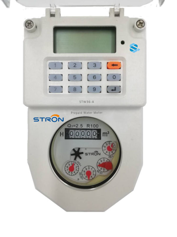 STW36-A DN15 স্ট্রন এসটিএস স্ট্যান্ডার্ড কিপ্যাড টোকেন রিচার্জ প্রিপেইড ব্রাস ওয়াটার মিটার হটসলে