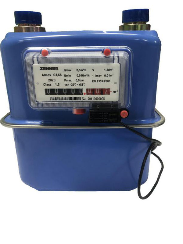 জি 4 এস 0.5 বার 1.2 এল উচ্চ নির্ভুলতা গ্যাস ফ্লো মিটার জারা প্রতিরোধের
