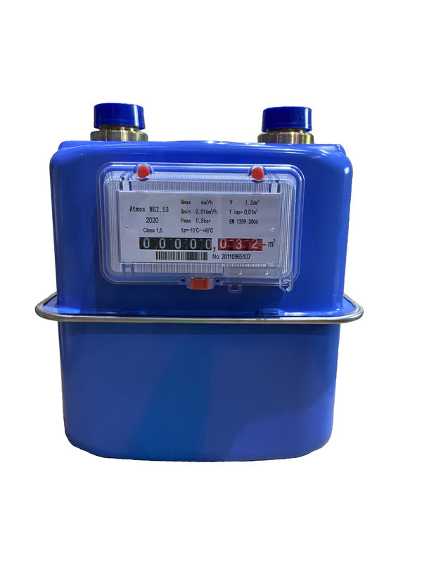 জি 4 এস 0.5 বার 1.2 এল উচ্চ নির্ভুলতা গ্যাস ফ্লো মিটার জারা প্রতিরোধের