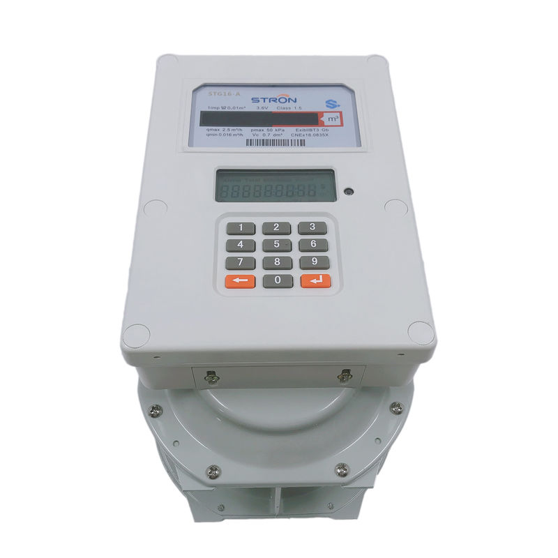 1.6 মি 3 / এইচ আবাসিক গ্যাস মিটার পড়ুন, ISO9001 আপনি যান এবং বৈদ্যুতিক মিটার হিসাবে যান Pay