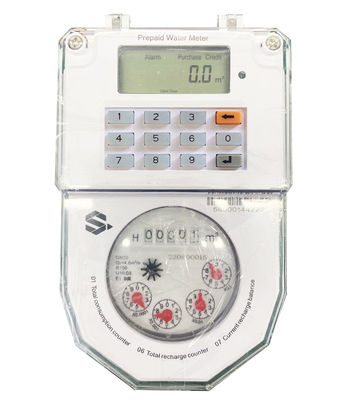 স্মার্ট টেম্পার প্রুফ প্লাস্টিক কীপ্যাড প্রিপেইড এসটিএস টোকেন প্রিপেমেন্ট ওয়াটার মিটার 4G জিপিআরএস