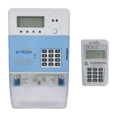 230V ওয়্যারলেস প্রিপেইড এনার্জি মিটার, 60HZ একক ফেজ বৈদ্যুতিন শক্তি মিটার