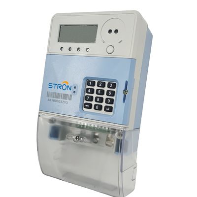 একক ফেজ আরএস 232 900MHz স্মার্ট প্রিপেইড বৈদ্যুতিক মিটার জলরোধী